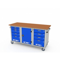 Верстак мобильный трехтумбовый WOKER PRO 3514.F30.1800 Верстак мобильный трехтумбовый WOKER PRO 3514.F30.1800