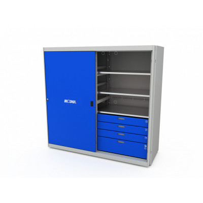 Шкаф для инструментов MODUL XXL 02 с раздвижными дверями сплошными